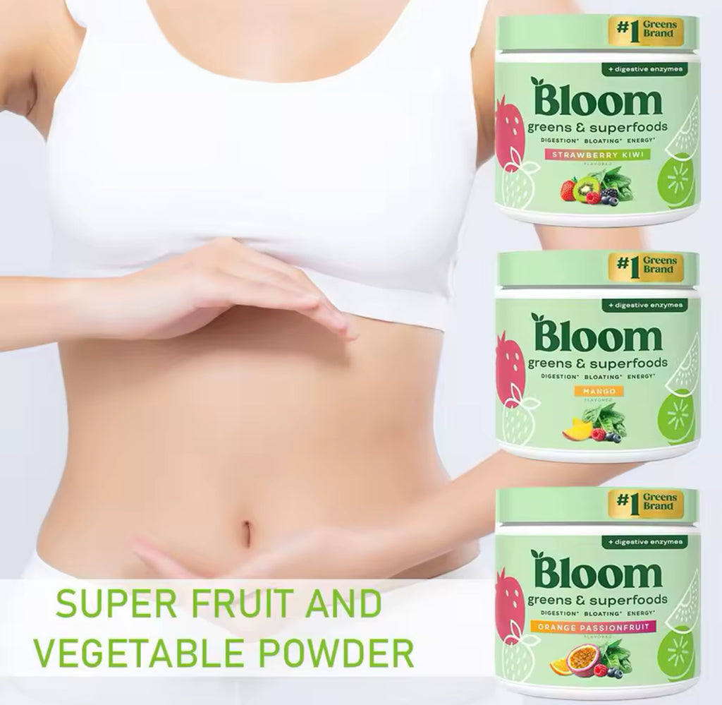 Bloom Nutrition GreensSuperfoods Powder for Digestive Health Greens Fruit Powder