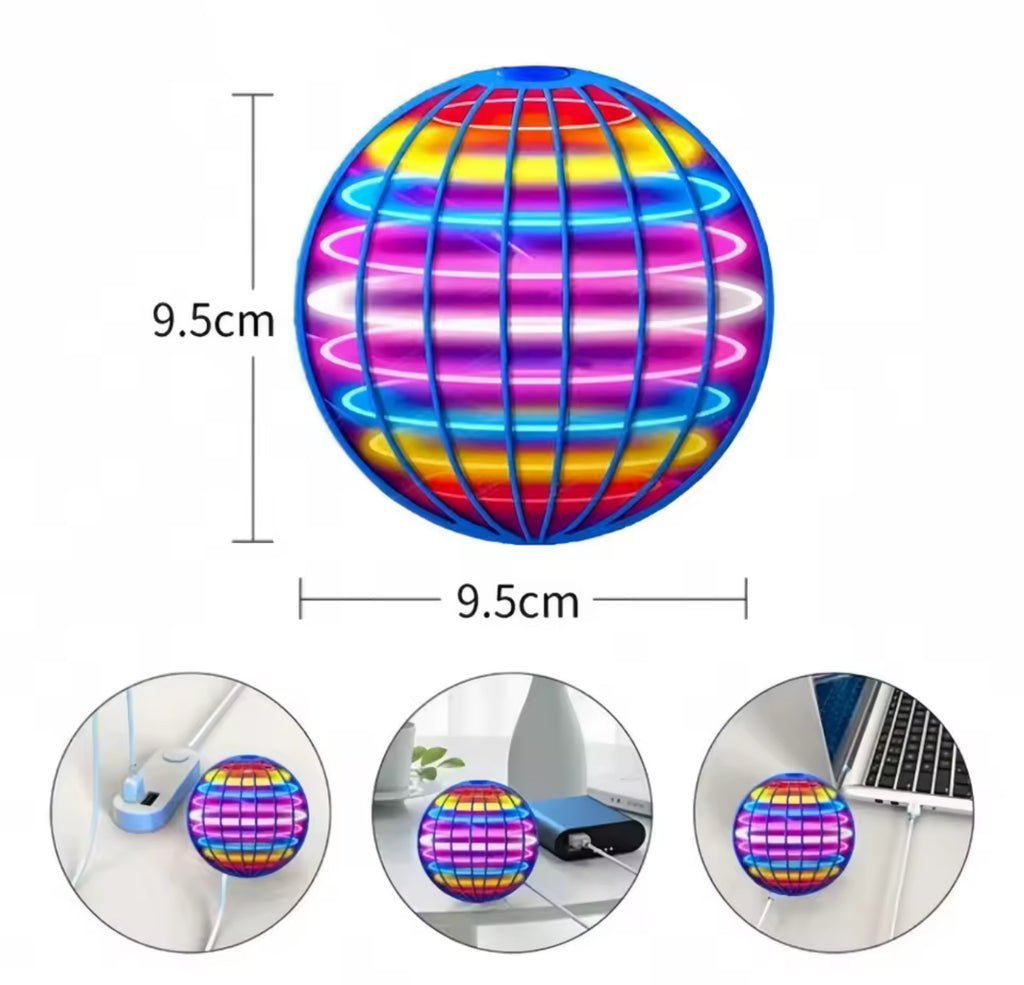 Flying Orb Ball Spinner Boomerang Flyorb Magic With LED Lights Drone Hover Fly Ball Stress Release Fidget Toys Kids
